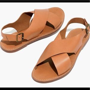 Madewell Crossover Boardwalk Sandal